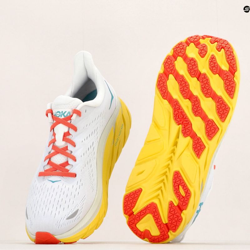 Мъжки обувки за бягане HOKA Clifton 8 Wide white 1121374-BDBI 17
