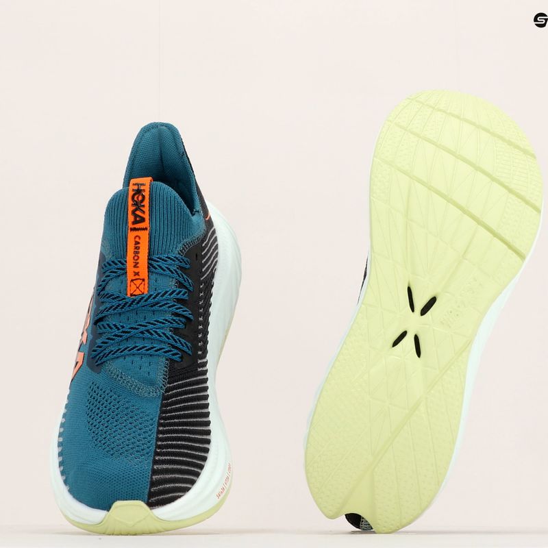 Мъжки маратонки за бягане HOKA Carbon X 3 blue 1123192-BCBLC 12
