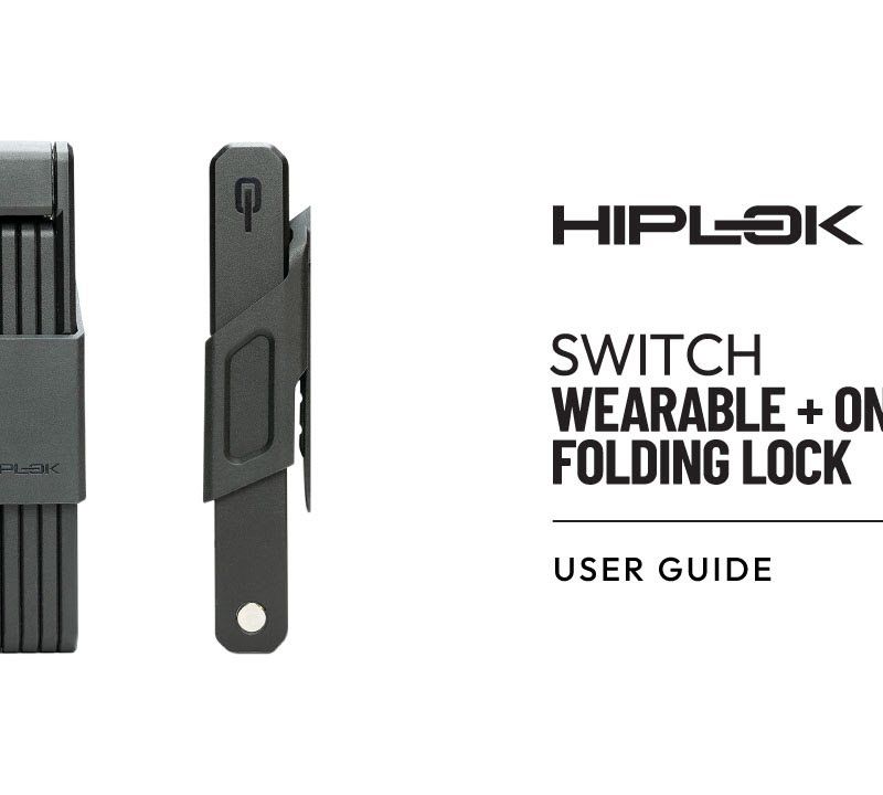Ключалка за велосипед Hiplok Switch black 9