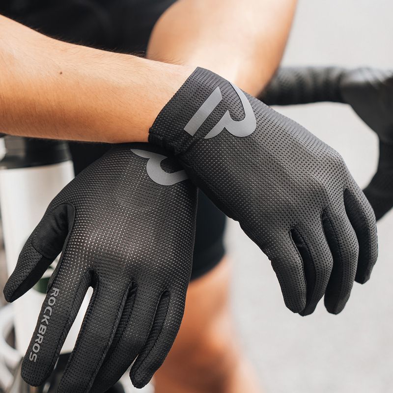 Велосипедни ръкавици Rockbros Full-finger S407-1 black 2