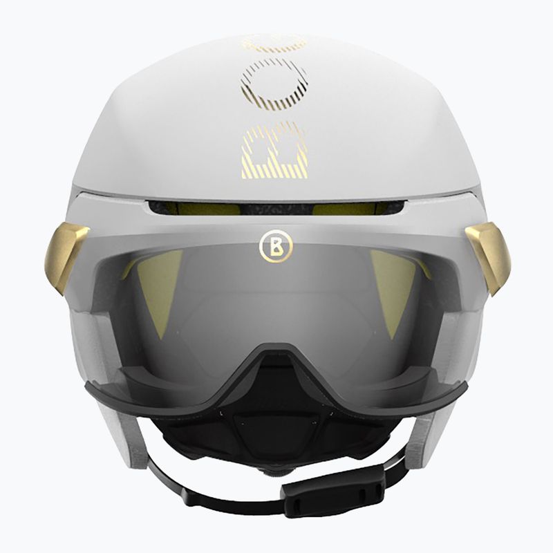 Скиорска каска BOGNER St.Moritz MIPS mono matt white gold 2