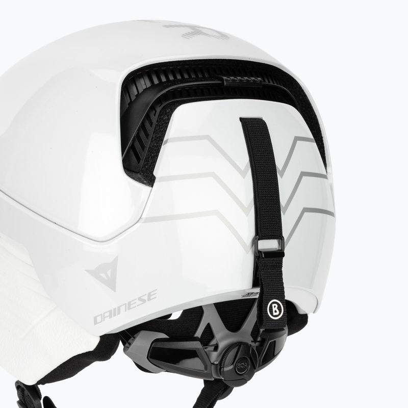 Скиорска каска BOGNER Cortina MIPS mono white metallic 8