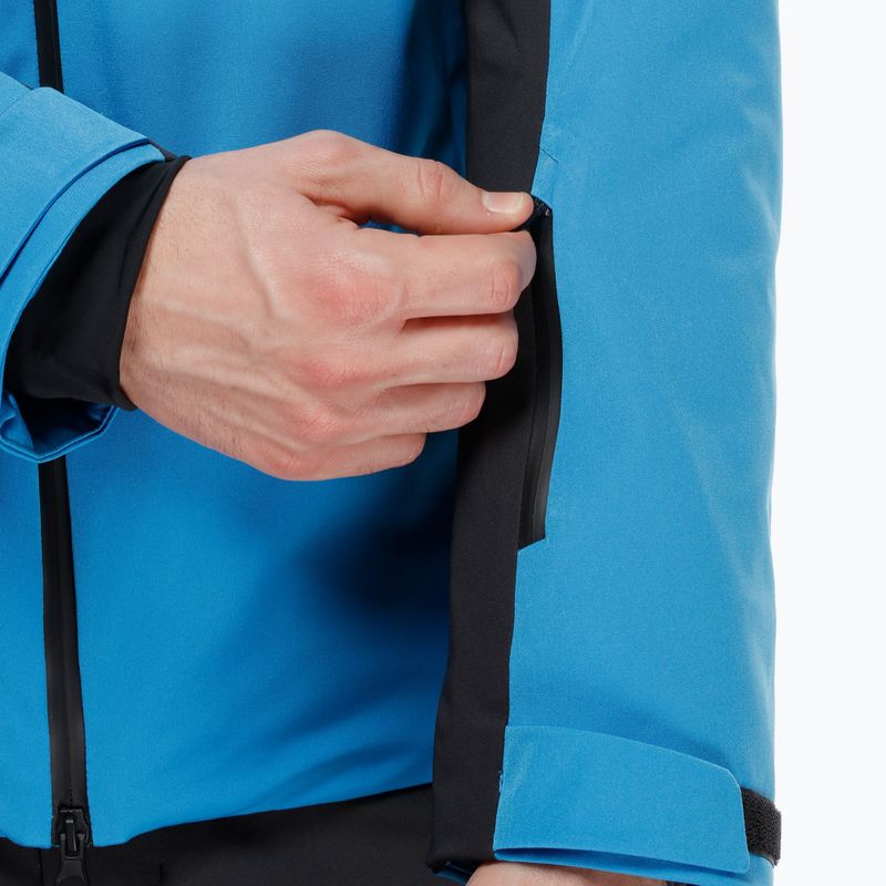 Мъжко скиорско яке Dainese Etra Aerosense Dry Core Ready blue/stretch limo 9