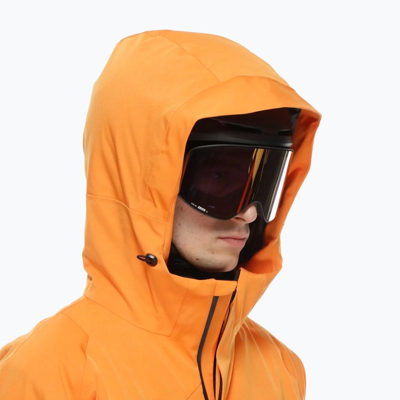 Mъжко скиорско яке Dainese Etra Aerosense Dry Core Ready oriole orange/stretch limo 4