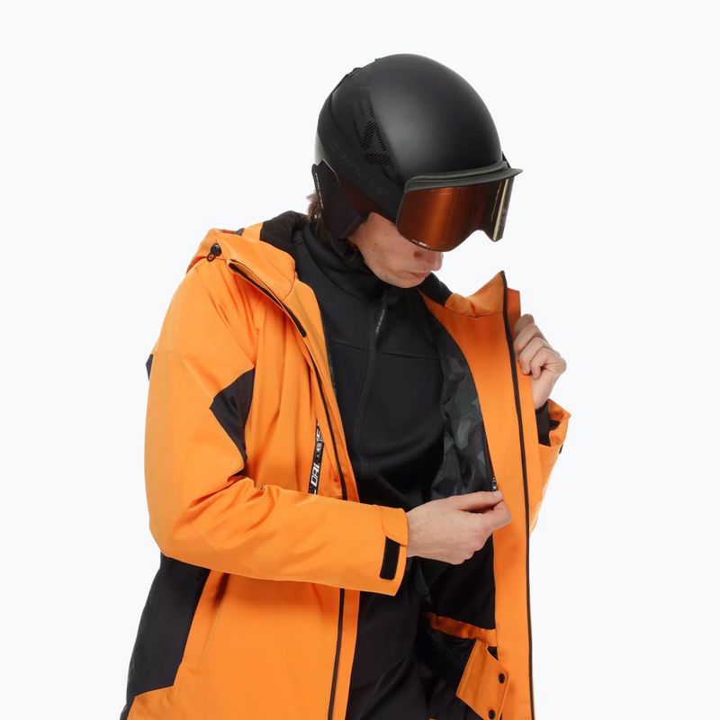 Mъжко скиорско яке Dainese Etra Aerosense Dry Core Ready oriole orange/stretch limo 6