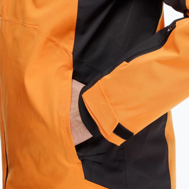 Mъжко скиорско яке Dainese Etra Aerosense Dry Core Ready oriole orange/stretch limo 7