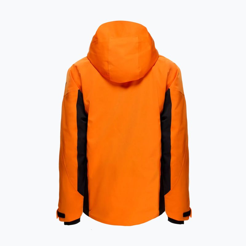 Mъжко скиорско яке Dainese Etra Aerosense Dry Core Ready oriole orange/stretch limo 10