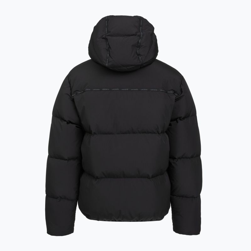 Зимно яке Lacoste BH2608 Hooded black 2