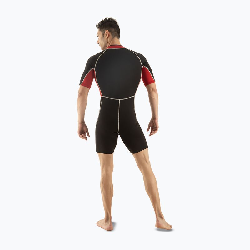Мъжки неопреннов костюм за плуване SEAC Shorty Ciao 2,5 mm black/red 2