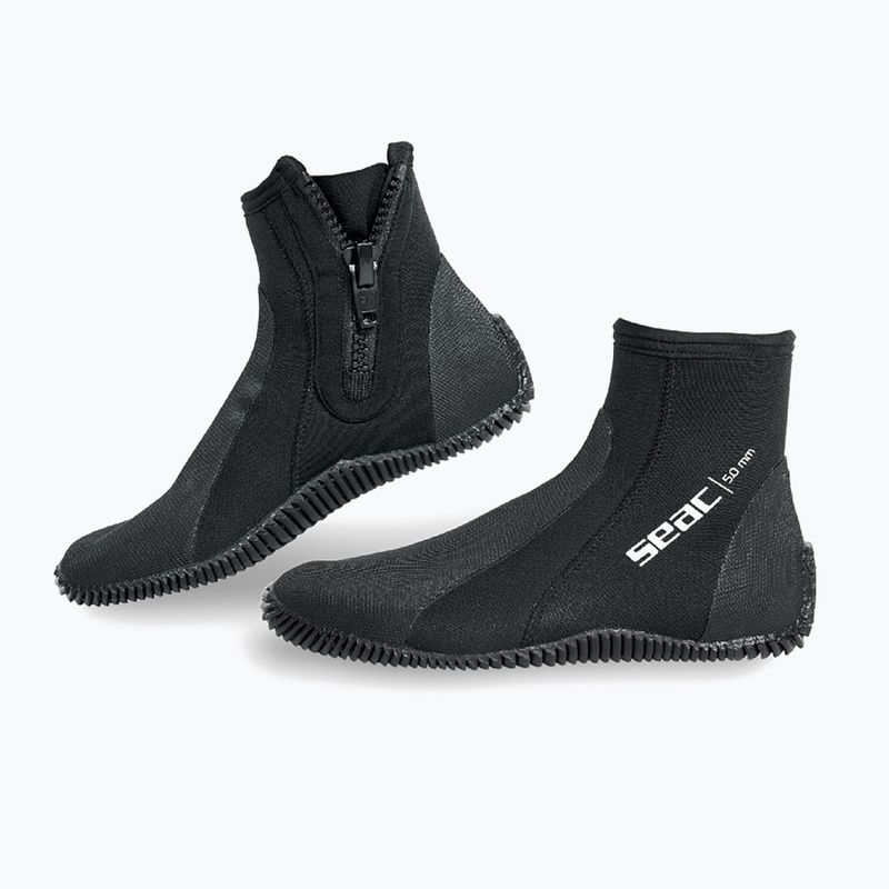 Неопренови обувки SEAC Basic HD Zip 5 mm black 3