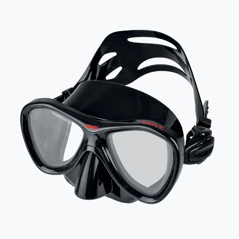 Маска за гмуркане SEAC Cove black/red 3