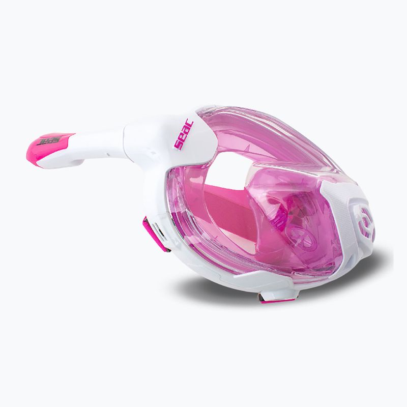 Mаска за цяло лице за деца SEAC Magica White/Pink 3