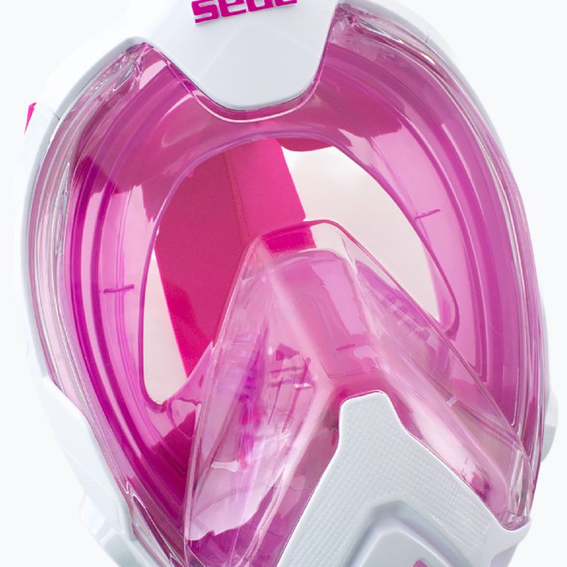 Mаска за цяло лице за деца SEAC Magica White/Pink 4