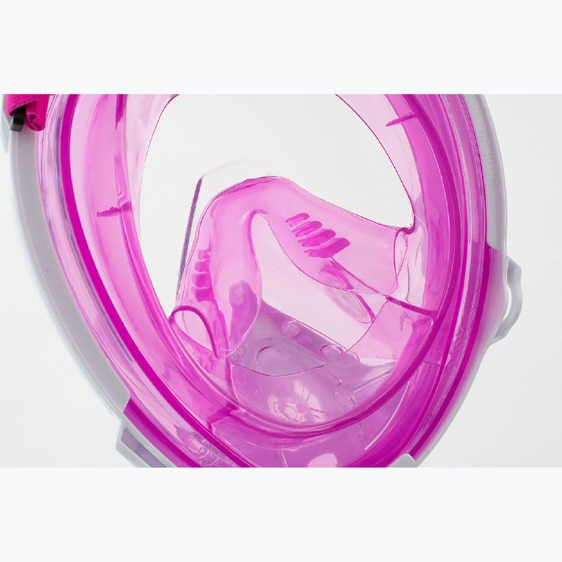 Mаска за цяло лице за деца SEAC Magica White/Pink 7