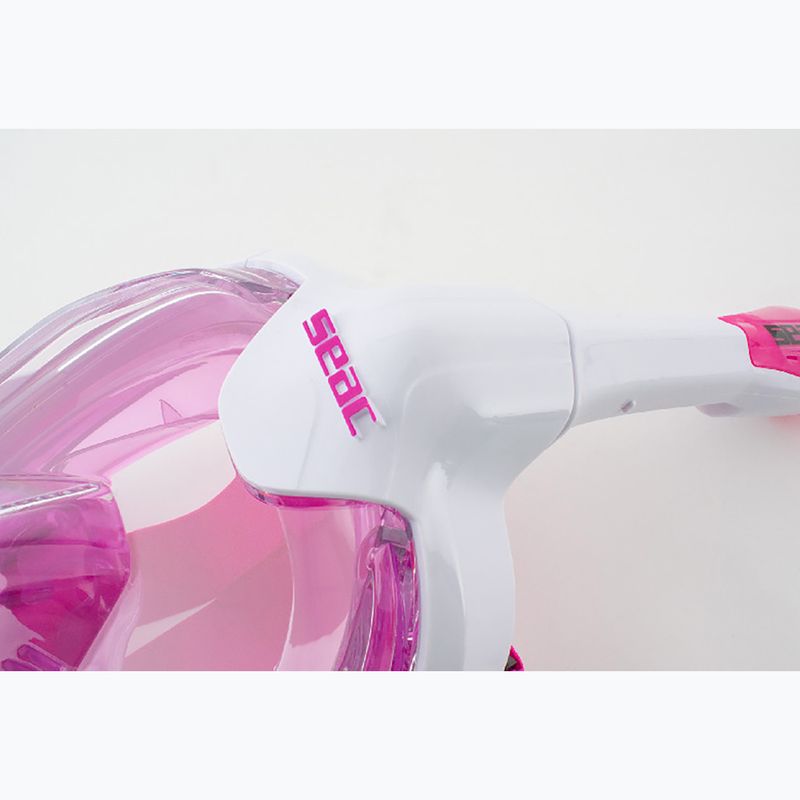 Mаска за цяло лице за деца SEAC Magica White/Pink 8