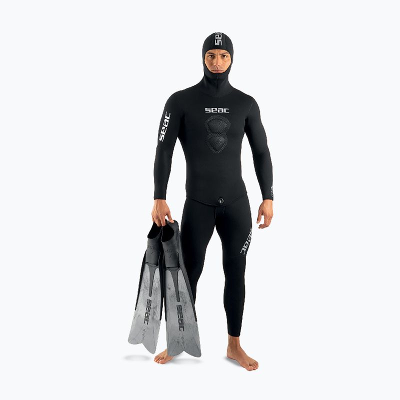 Мъжки неопренов костюм за гмуркане SEAC Royal 7 mm Long John+Jacket black 2