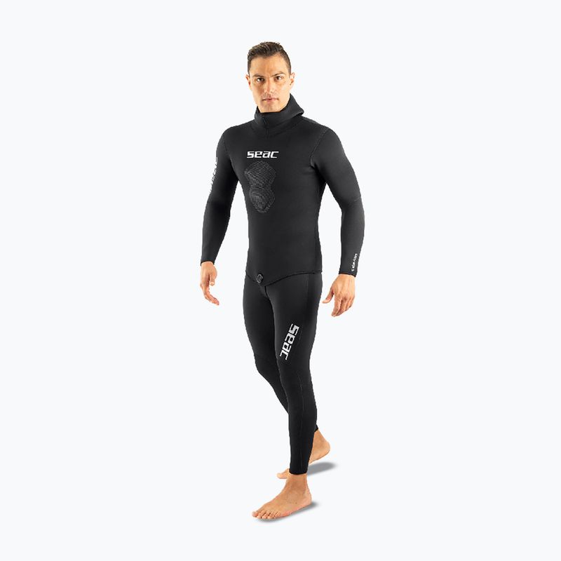 Мъжки неопренов костюм за гмуркане SEAC Royal 7 mm Long John+Jacket black 3