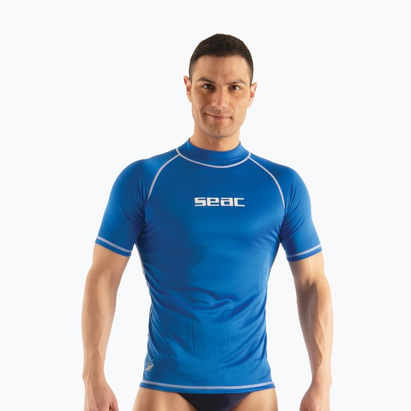 Мъжка тениска за плуване SEAC T-Sun blue