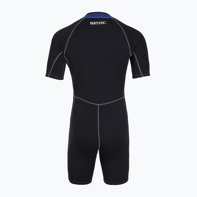 Неопренов костюм  за плуване SEAC men's Shorty Trendy 2.5 mm black 3