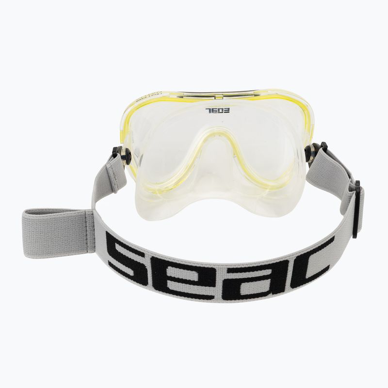 Маска за шнорхелинг Seac Natua yellow 4
