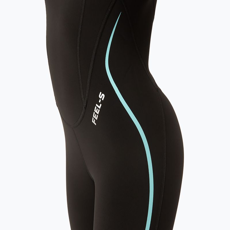 Дамски неопренов костюм за гмуркане SEAC Feel-S 3 mm black/light blue 7