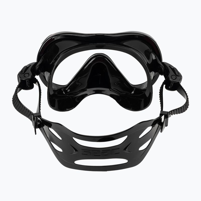 Маска за шнорхелинг Seac Boss black/red 4