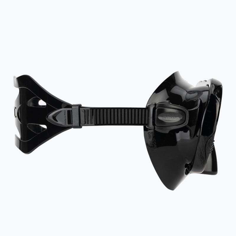 Маска за шнорхелинг Seac Boss black/silver 3