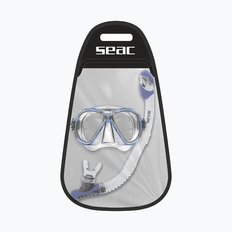 Комплект за шнорхелинг SEAC Iena Dry Set blue 2