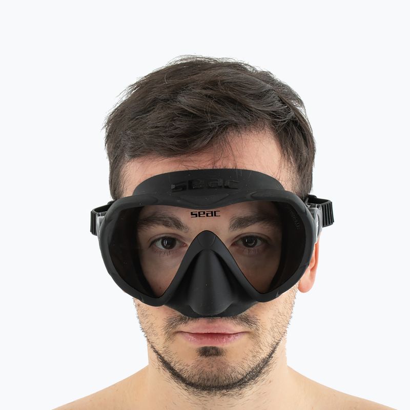Маска за гмуркане SEAC X-Frame black 6