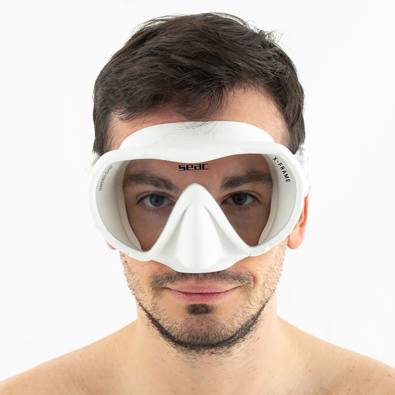 Маска за гмуркане SEAC X-Frame white 8