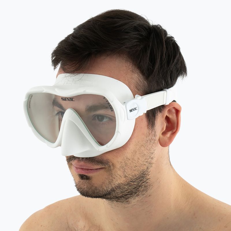 Маска за гмуркане SEAC X-Frame white 10