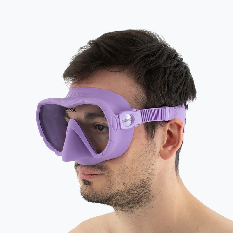 Маска за гмуркане SEAC X-Frame lilac 9