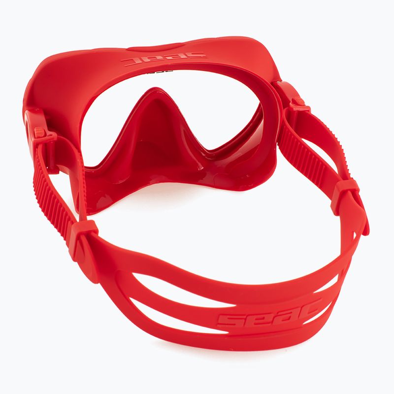 Маска за гмуркане SEAC X-Frame red 3