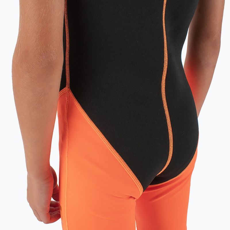 Детски неопренов костюм за плуване SEAC Dolphin Shorty 1,5 mm black/orange 8
