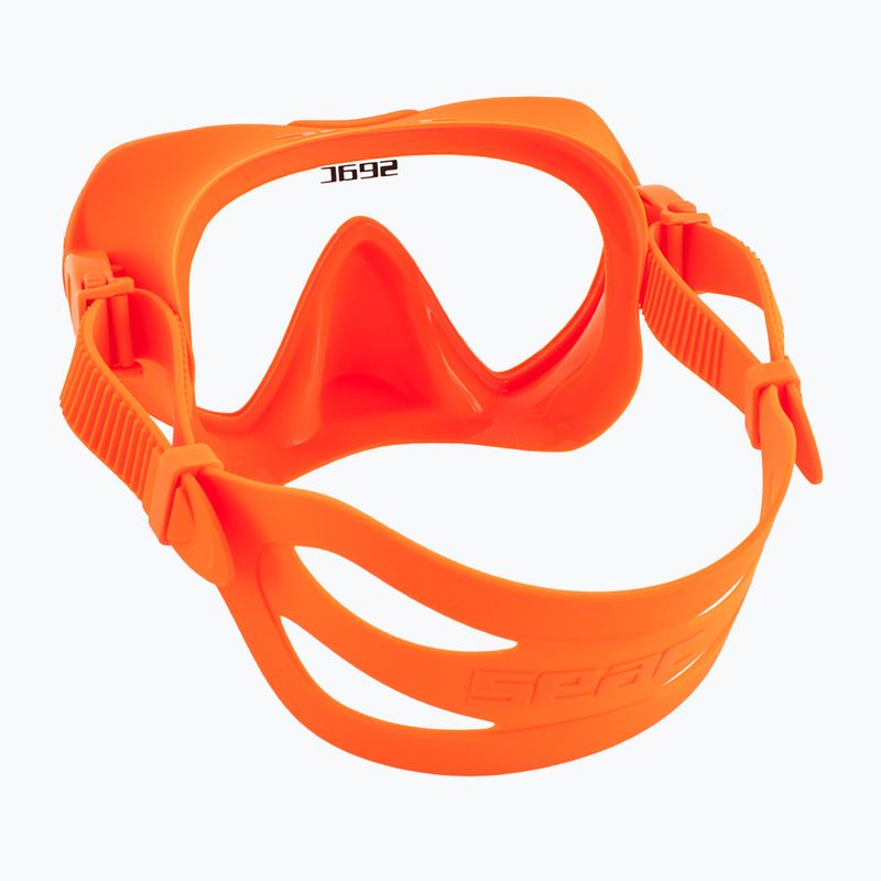 Маска за гмуркане SEAC X-Frame orange 3