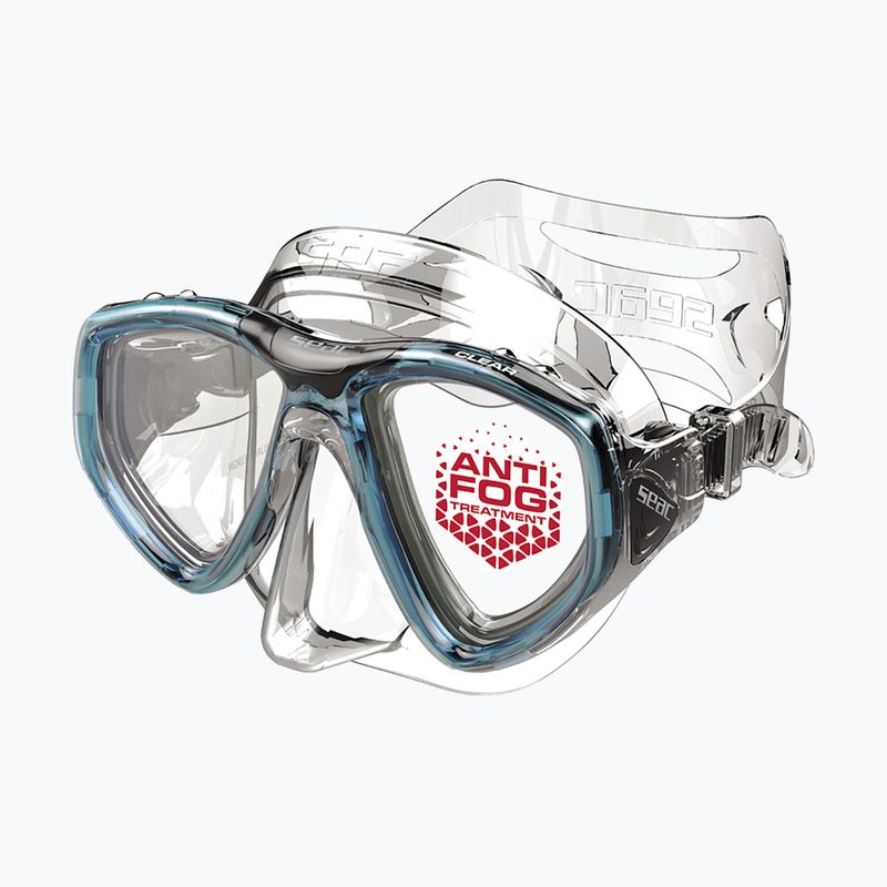 Маска за гмуркане SEAC Clear Antifog aquamarine 2