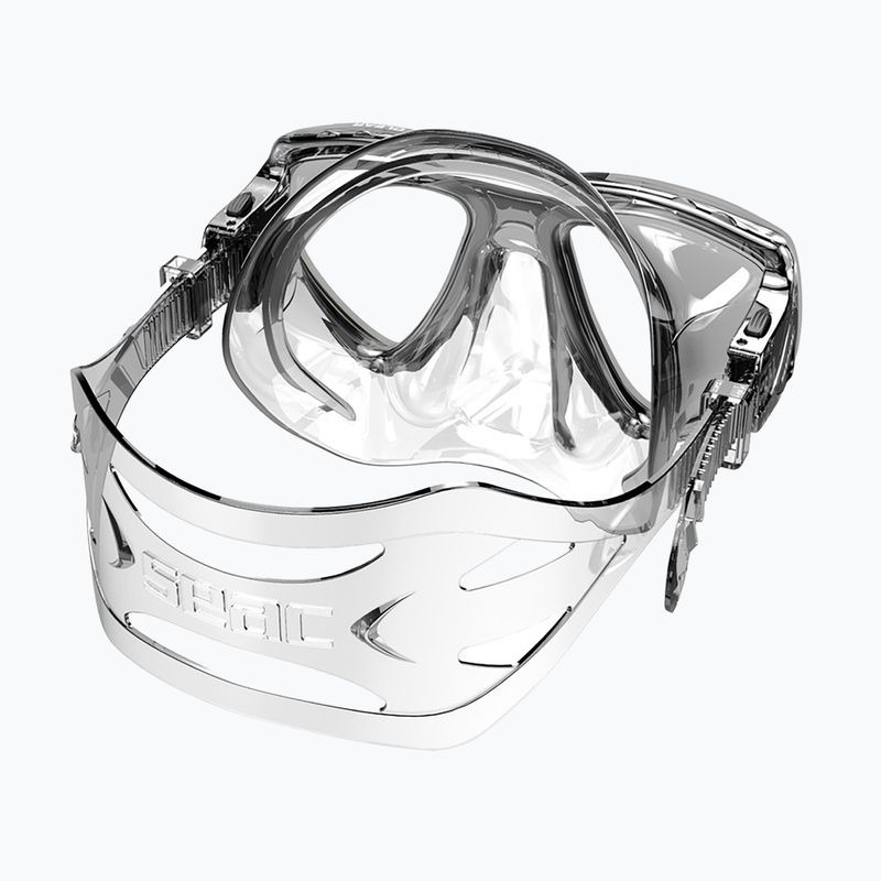 Маска за гмуркане SEAC Clear Antifog transparent black 3