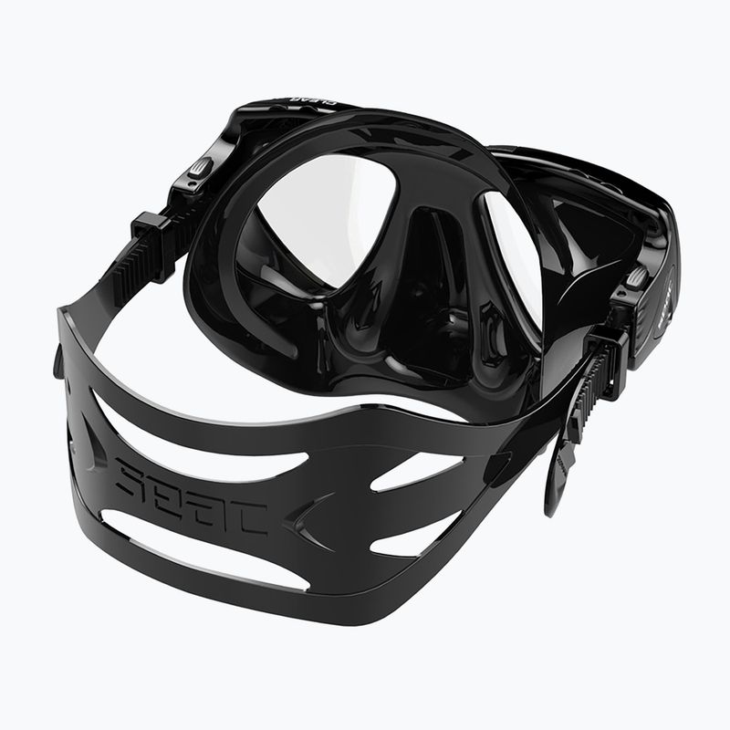 Маска за гмуркане SEAC Clear Antifog black 3