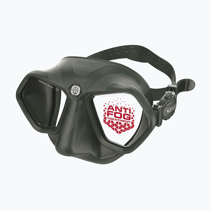 Маска за гмуркане SEAC Wild Antifog green 2
