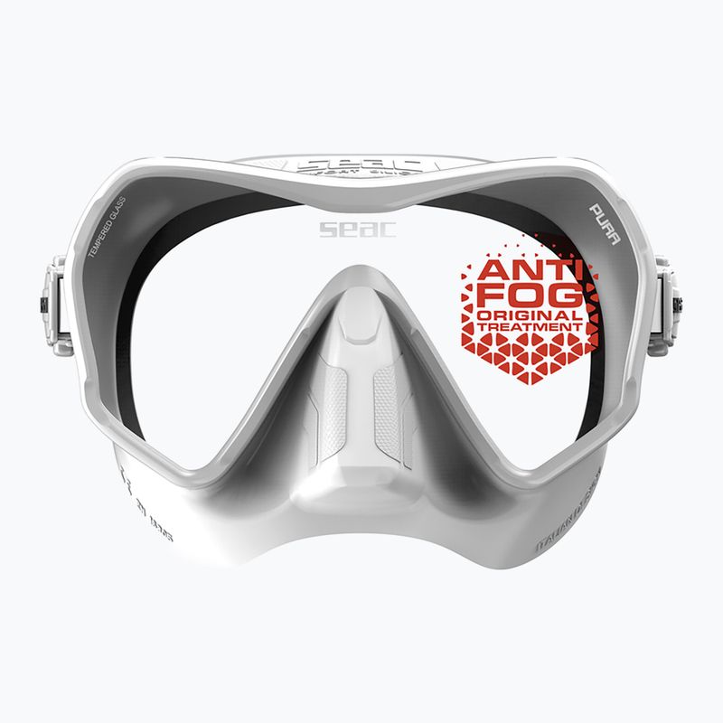 Маска за гмуркане SEAC Pura Antifog white 4