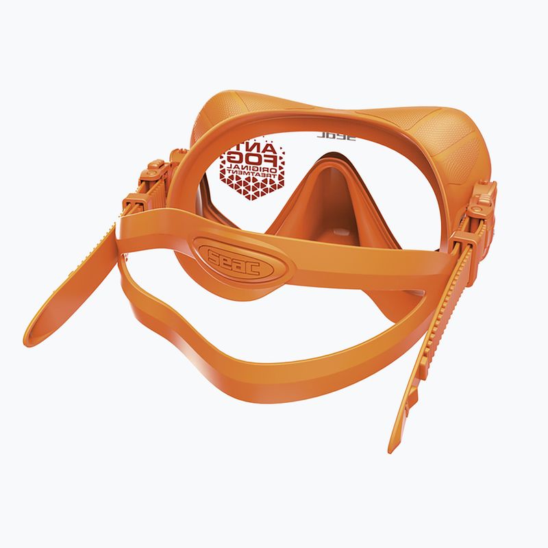 Маска за гмуркане SEAC Pura Antifog orange 3