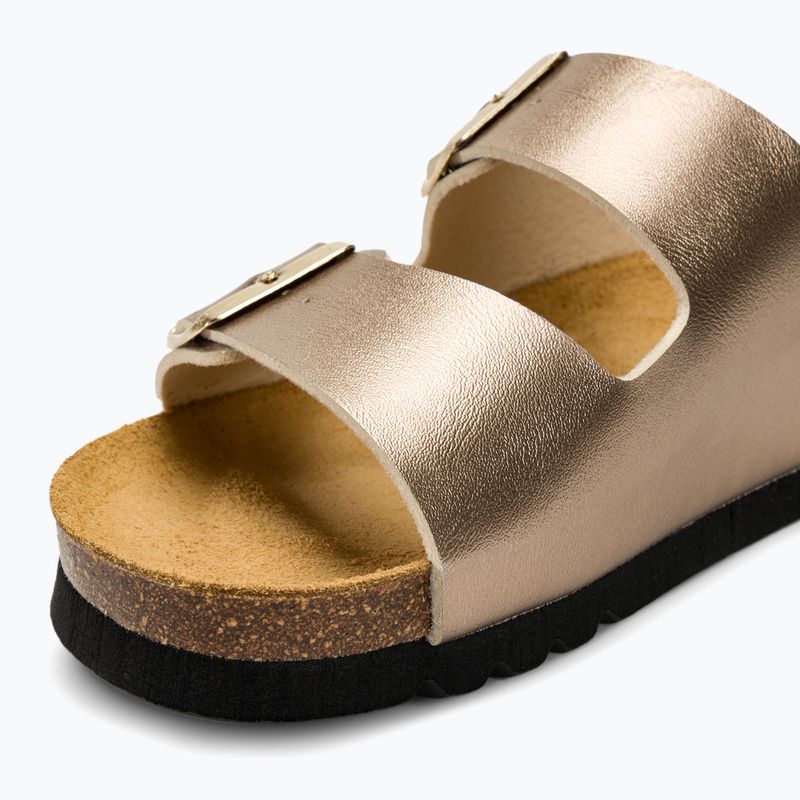 Дамски чехли Scholl Josephine Lamsynth taupe 7