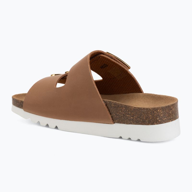 Дамски чехли Scholl Montery 2 Straps Ad Med cognac 3