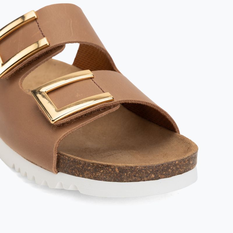 Дамски чехли Scholl Montery 2 Straps Ad Med cognac 7