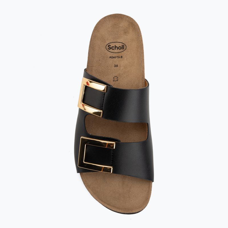 Дамски чехли Scholl Montery 2 Straps Ad Med black 5