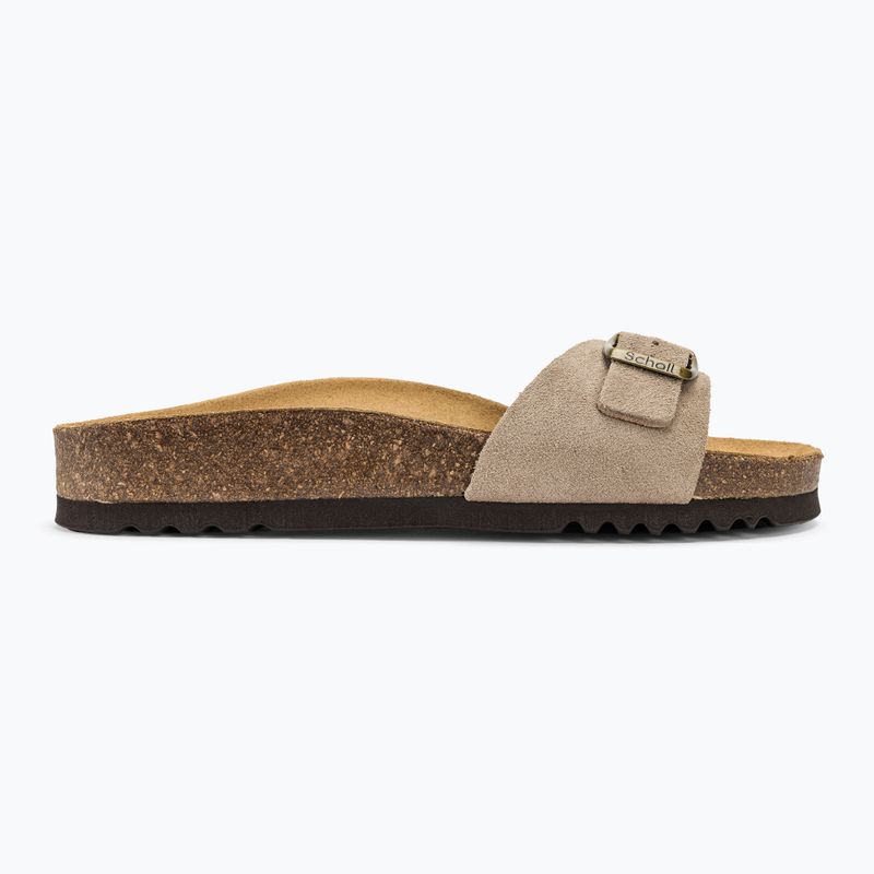 Дамски чехли Scholl Estelle Sue dark beige 2