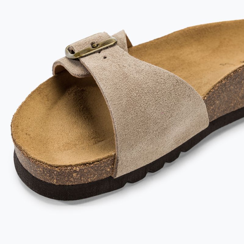 Дамски чехли Scholl Estelle Sue dark beige 7