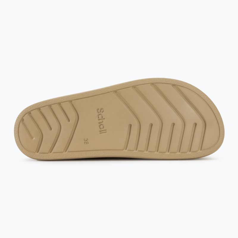 Дамски чехли Scholl Noelle Chunky Sue Sa beige 4