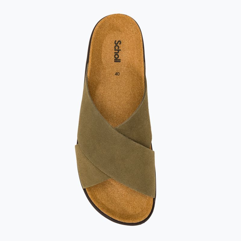 Мъжки чехли Scholl Leon Sue Hdjmb military green 5