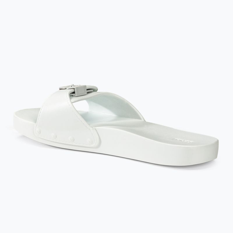 Дамски чехли Scholl Pescura Flat Aqua Eva off white 3